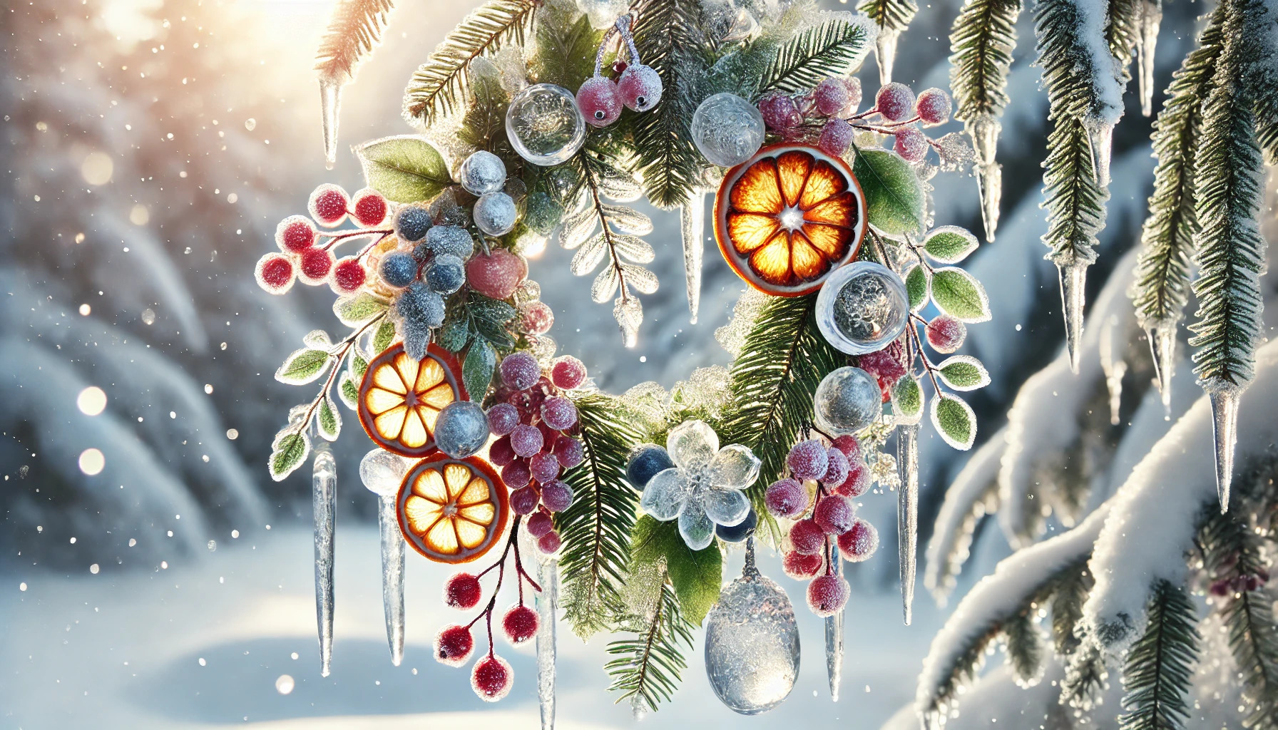 How to Make a Stunning Ice Garland: Step-by-Step Winter Craft Guide