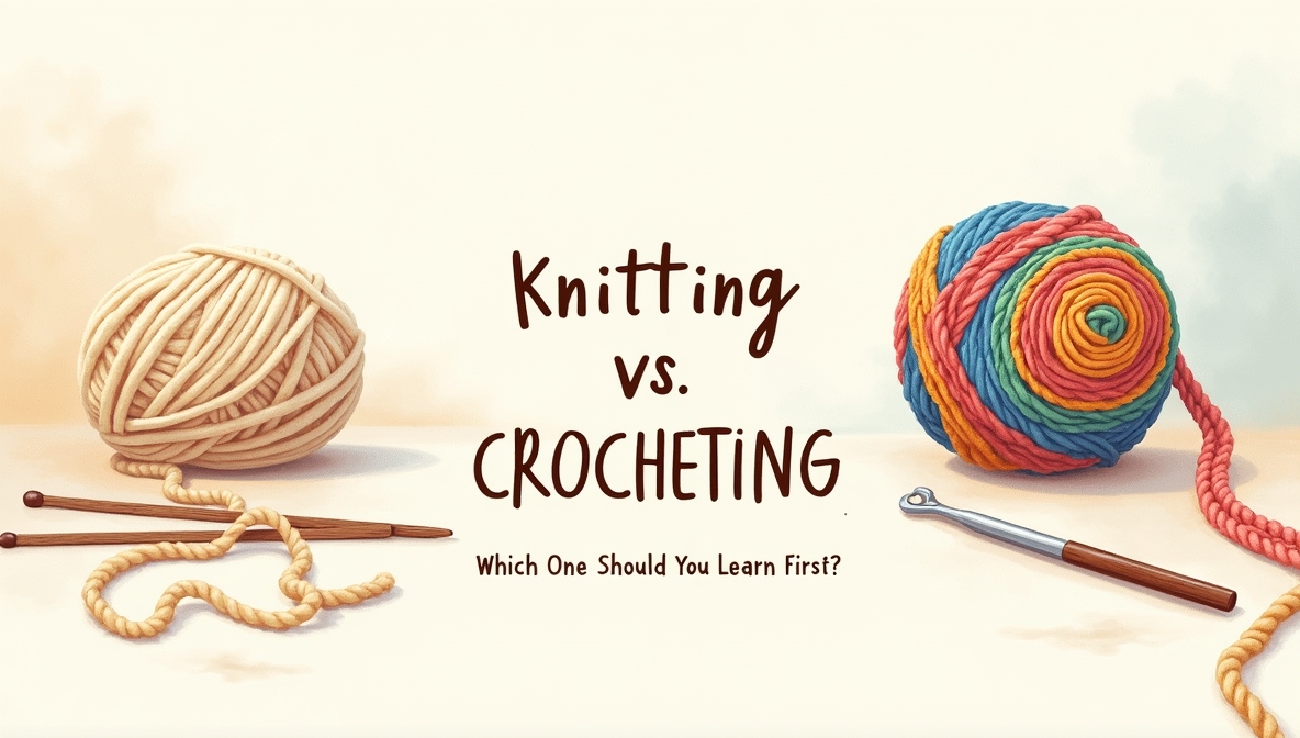 Knitting vs. Crocheting: Which One Should You Learn First?