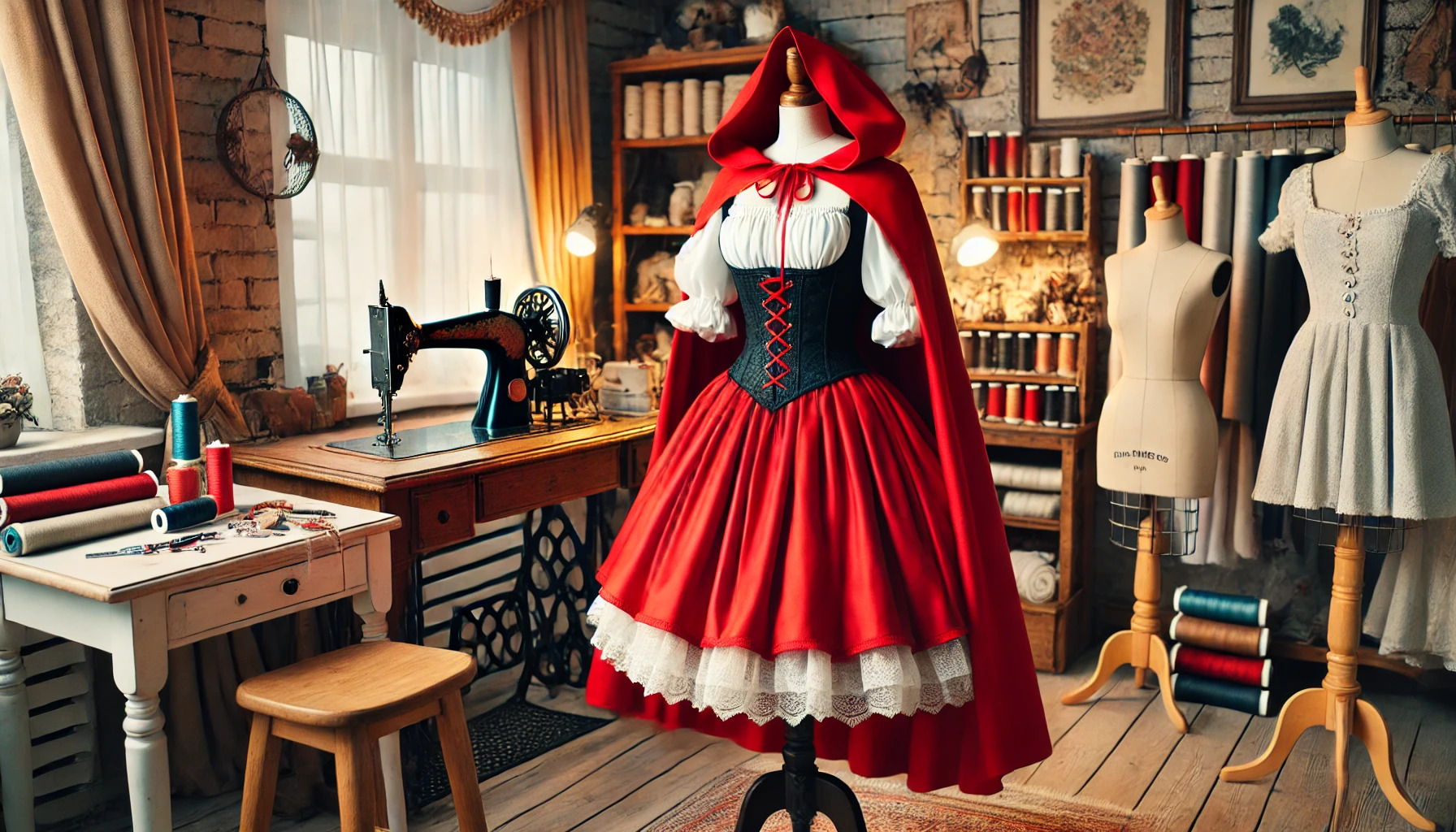 Red Riding Hood Dress Tutorial