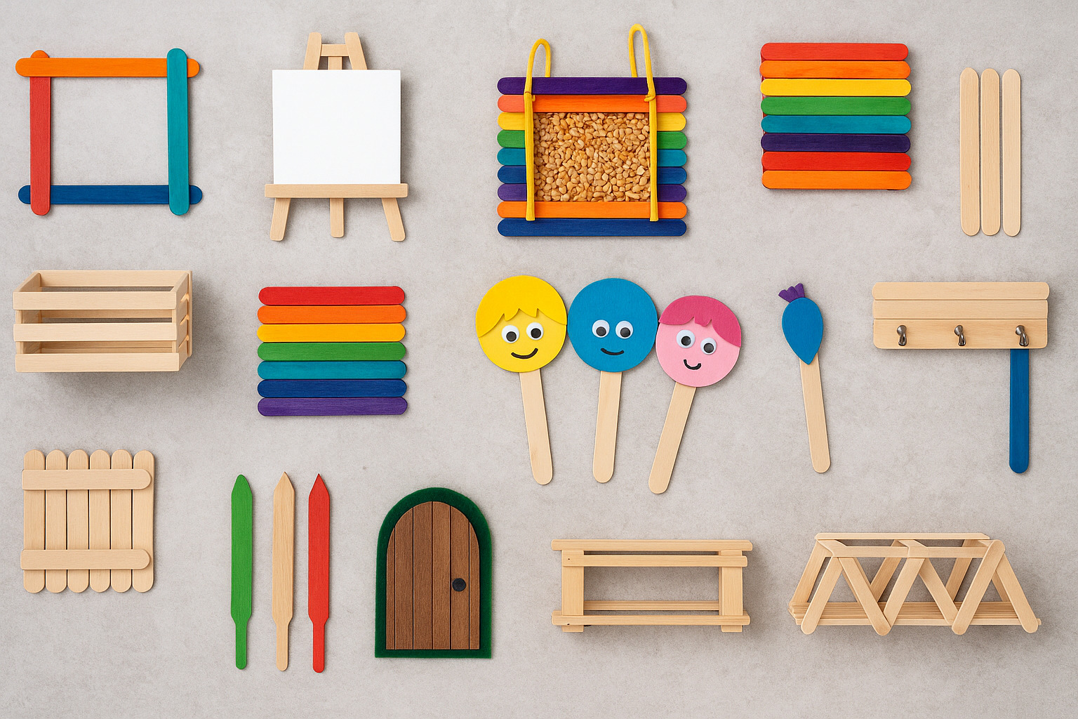 15 Easy and Creative Popsicle Stick Crafts for All Ages