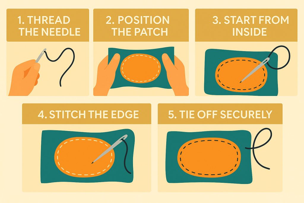 Hand Sewing a Patch: How To Do It