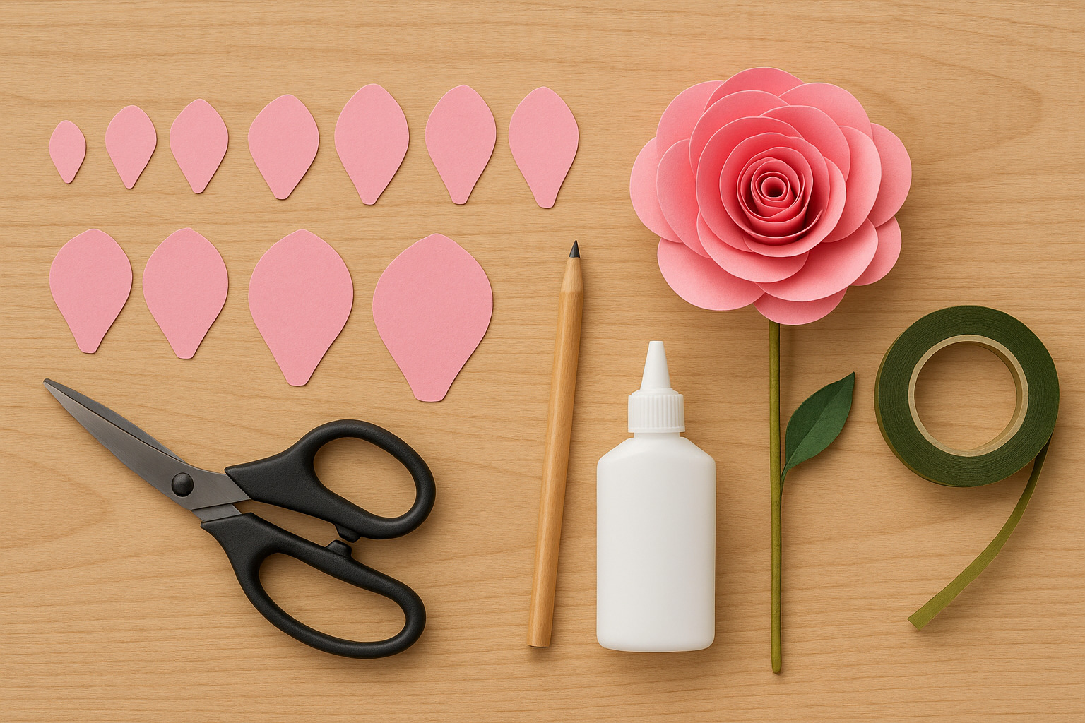 How to Make Paper Roses: A Step-by-Step Craft Tutorial