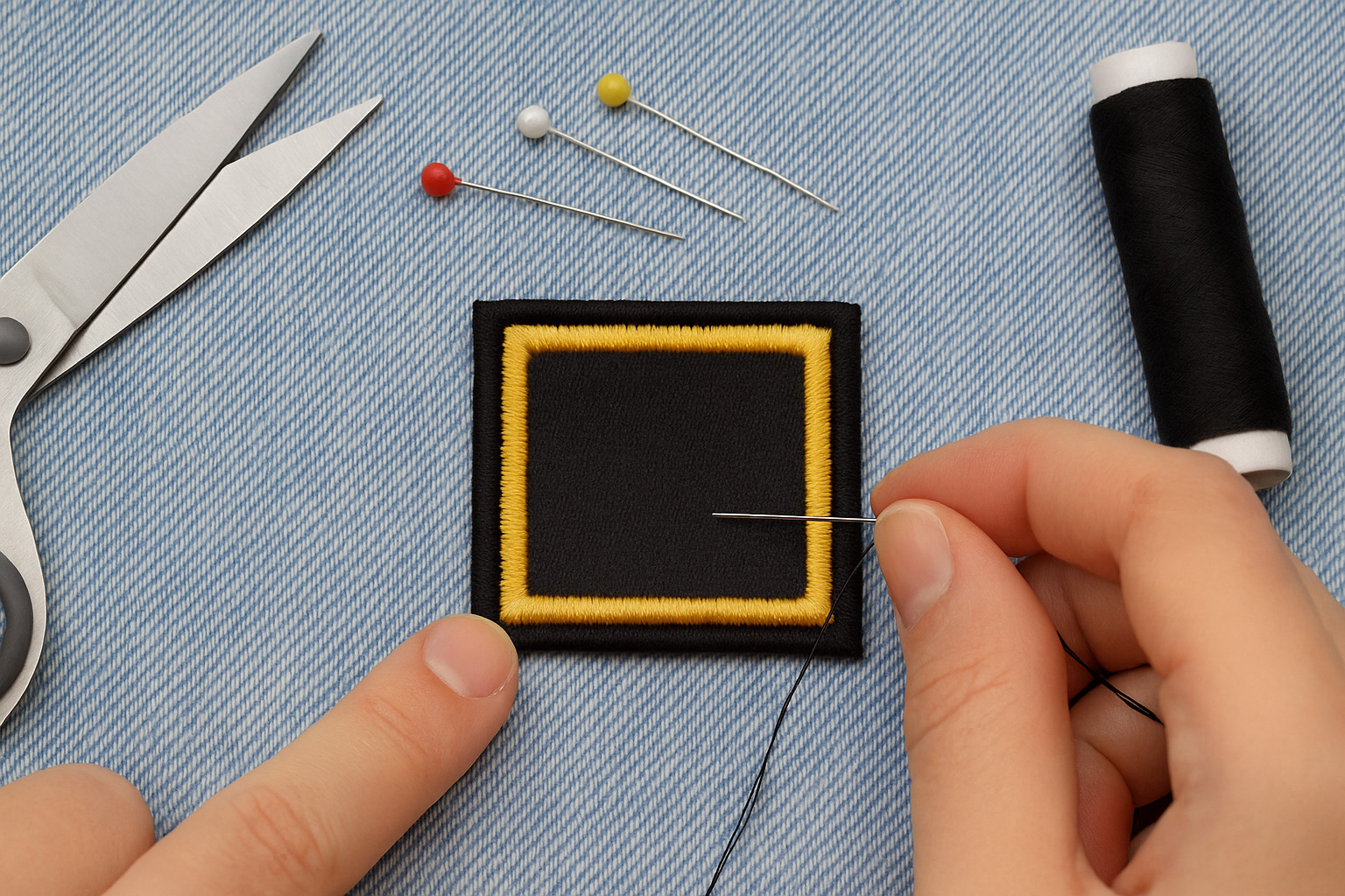 How to Sew on a Patch: Step-by-Step for Clothing, Bags & More